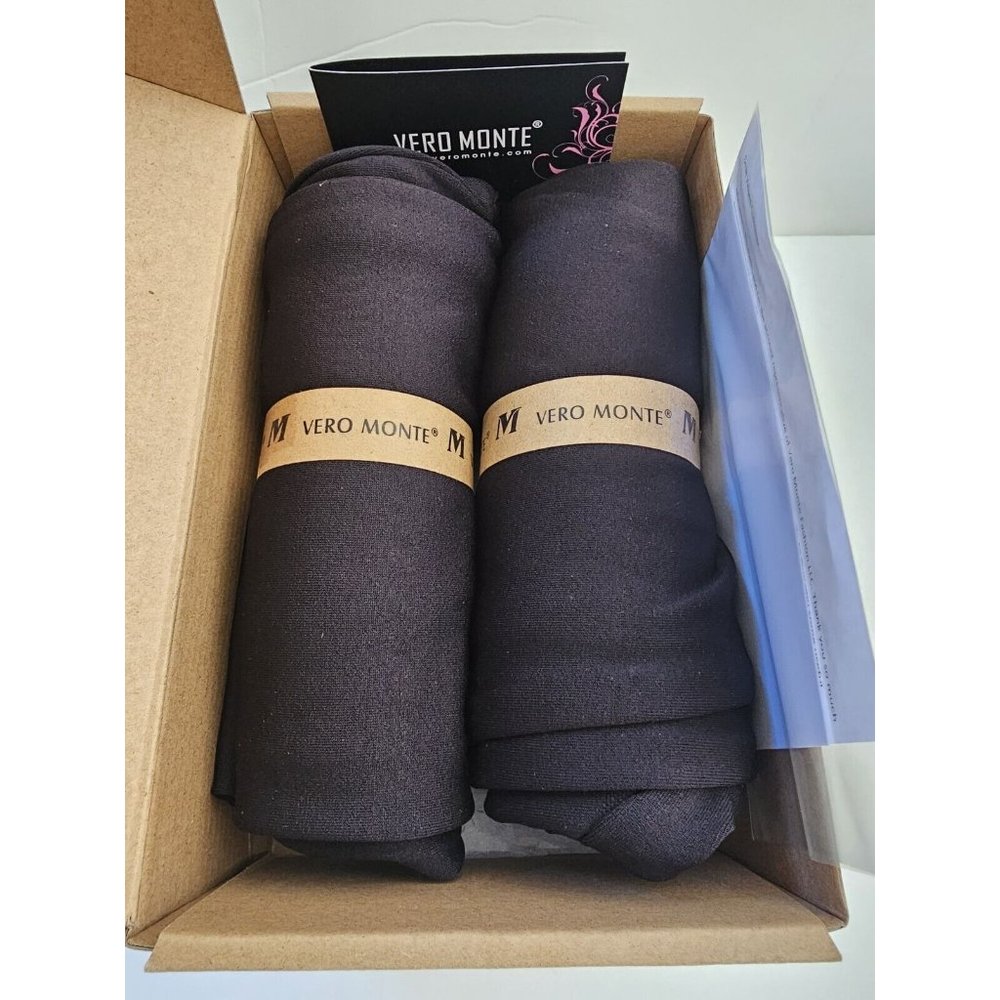 VERO MONTE Women's Leggins, Black, 2 Pack, S/M or L/XL, Women's Leggings Black - Picture 10 of 16